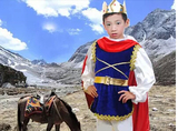 白雪公主王子白马王子儿童演出服舞台童话剧童话故事万圣表演服