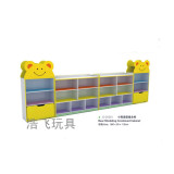 幼儿园玩具柜小熊造型玩具组合柜儿童防火储物架收纳架 厂家直销