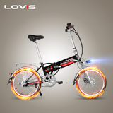 折叠电动自行车成人锂电池迷你助力代步48V电瓶轻便踏板电动单车