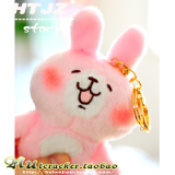 日本kanahei卡娜赫拉的小动物可爱毛绒公仔钥匙扣挂件粉兔子小鸡