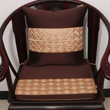 中式古典新款刺绣 沙发坐垫抱枕红木椅垫加厚海绵椅垫靠垫套装