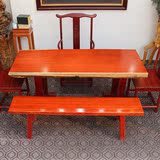 非洲红花梨大板实木大板桌木板大班台面原木书桌画案茶桌现货3787