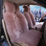 冬季羊毛坐垫汽车毛绒座套毛垫皮毛一体汽车垫通用正副驾驶座垫