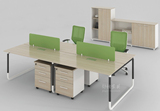 创意新款职员办公桌时尚员工桌组合办公桌屏风工作位开放式工作位