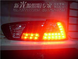 台湾SONAR三菱翼神尾灯LED尾灯总成改装熏黑LED尾灯LED大灯