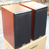8寸音箱 书架音箱 Hifi音箱 木质无源音箱 钢琴漆面板 高档音响