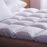 五星级酒店鹅毛羽绒床垫全棉加厚保暖单双人床褥子1.5m1.8米正品