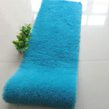 地毯卧室床边长方形榻榻米家用宜家蓝色长条满铺飘窗纯色时尚地垫