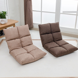简约现代懒人沙发椅单人 折叠榻榻米 创意布艺成人沙发椅休闲躺椅