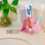 洗漱架置物架 卫生间非不锈钢收纳架 放牙膏牙刷架玻璃漱口杯架