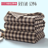 春夏毛毯毛巾被纯棉单双人纱布加厚空调毯双层毛巾毯午睡毯床单