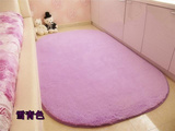 HF特价可水洗 椭圆形欧式出口超柔丝毛地毯 床边飘窗床前地毯可定