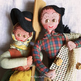 1950年代 ★葡萄牙古董娃娃★ 无盒通常版  －男孩女孩－ 2款选