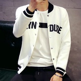 春季青少年男生青年学生韩版潮流修身型夹克外套男款外衣薄款春秋