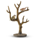 美式复古树杈首饰架创意家居装饰品摆设客厅电视柜树枝小鸟摆件