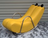 江浙沪包邮 个性香蕉单人沙发椅 摇摇椅 懒人沙发 不锈钢香蕉椅子