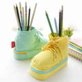 韩国文具 创意可爱多功能笔袋男女帆布鞋子文具盒马丁靴子笔袋