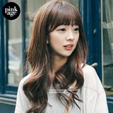 韩国粉红时代pinkage女整头空气齐刘海补发片遮白发盖顶假发正品