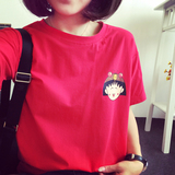 2016夏季韩版宽松大码短袖t恤女学生韩范百搭上衣体恤打底衫胖mm