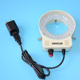 PDOK聚光LED灯珠亮度可调适用直径30-65mm显微镜环形光源环型灯