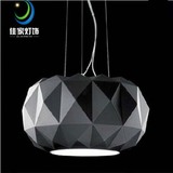 特价促销简约时尚玻璃黑白钻石吊灯客厅卧室艺术灯个性餐厅工程灯