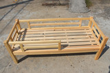 特价儿童单人床 家庭式木制床 实木床婴儿床幼儿园木质床午睡床