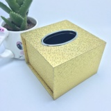 餐厅纸抽盒酒店KTV皮革正方形纸巾盒创意时尚家用餐桌方形纸抽盒