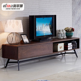 北欧实木电视柜烤漆现代创意 日式小户型茶几电视柜组合套装客厅