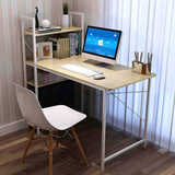 电脑桌家用简约现代转角书桌笔记本台式经济型写字台带书架电脑桌