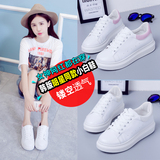 2016夏季女鞋子白色韩版休闲运动鞋女板鞋学生鞋跑步厚底小白鞋潮