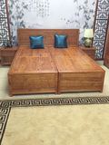 全实木明清仿古家具床三件套品质典范复古式实木床架子床榫卯结构