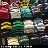 TOMMY HILFIGER 汤米男士POLO衫专柜条纹款POLO衫美国正品