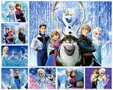 冰雪奇缘Frozen爱莎安娜公主卡通益智拼图儿童小孩早教玩具批发