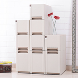 星优收纳柜可移动抽屉式宜家储物柜日式房间厨房收纳夹缝柜+窄柜