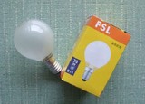 FSL佛山照明E14小口230V球形磨砂灯泡 15W25W40W普通小口白炽灯泡