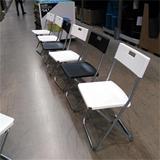 皇冠宜家代购正品冈德尔杰夫折叠椅工作餐椅子电脑椅◆原价89元