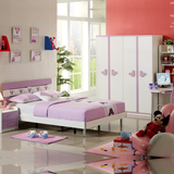 儿童套房家具四件套组合 卧室套装女孩 儿童床公主床1.2 1.5米