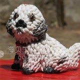 厂家长期生产海螺贝壳 十二生肖（狗）创意工艺礼品 贝壳动物批发