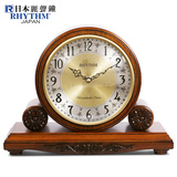 丽声钟表实木座钟客厅卧室台钟欧式复古豪华艺术时钟摆设装饰桌钟