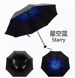 韩国晴雨伞防晒黑胶伞太阳伞女三折伞雨伞折叠雨伞创意遮阳伞