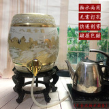陶瓷智能抽水烧水壶茶具两用水缸、储水罐桶茶道饮水机带水龙头