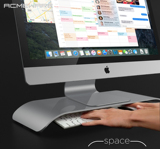 预售 Space苹果imac 桌面电脑显示器增高笔记本支架底座键盘收纳