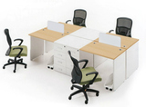 精品办公家具四人电脑桌椅带抽屉现代简约职员写字台员工位