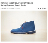 Clarks originals X Herschel Desert Boot  联名款 生胶底沙漠靴