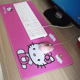 卡通鼠标垫超大号键盘桌垫加厚锁边游戏创意可爱办公动漫定做包邮