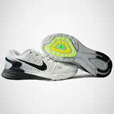 耐克/NIKE LunarGlide 7 男子飞线编织黑白登月跑步鞋 747355-100