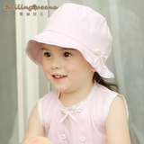 宝宝帽子1-2-4岁春秋婴儿帽儿童女童夏季小孩公主遮阳帽太阳帽