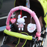 英国新生婴幼儿宝宝车床游戏健身架音乐推车夹床铃挂件益智玩具