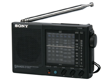 sony/索尼 icf-sw22 sw23 全新日本产袖珍型九波段收音机