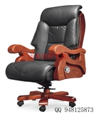 现代时尚老板椅真皮牛皮大班椅可躺办公椅转实木电脑椅子可选按摩